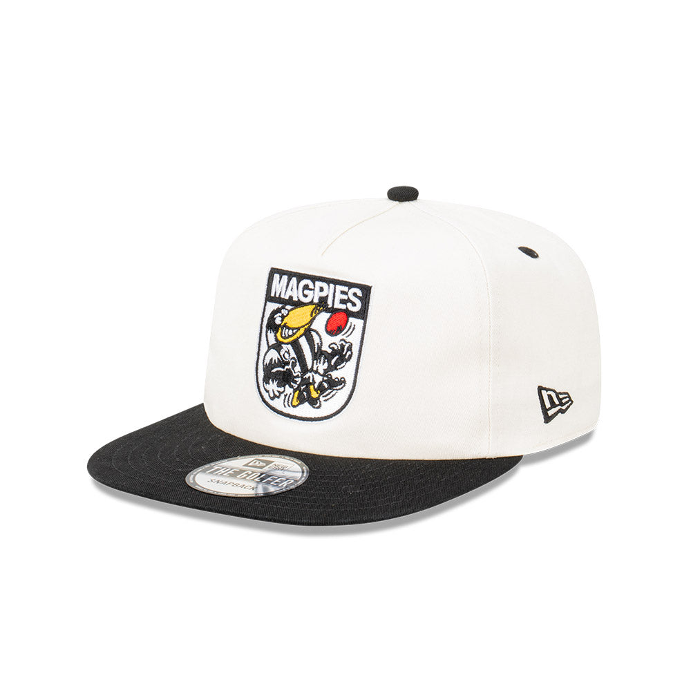 New Era Golfer AFL 2024 Mascot 2 Tone Team Collingwood Magpies