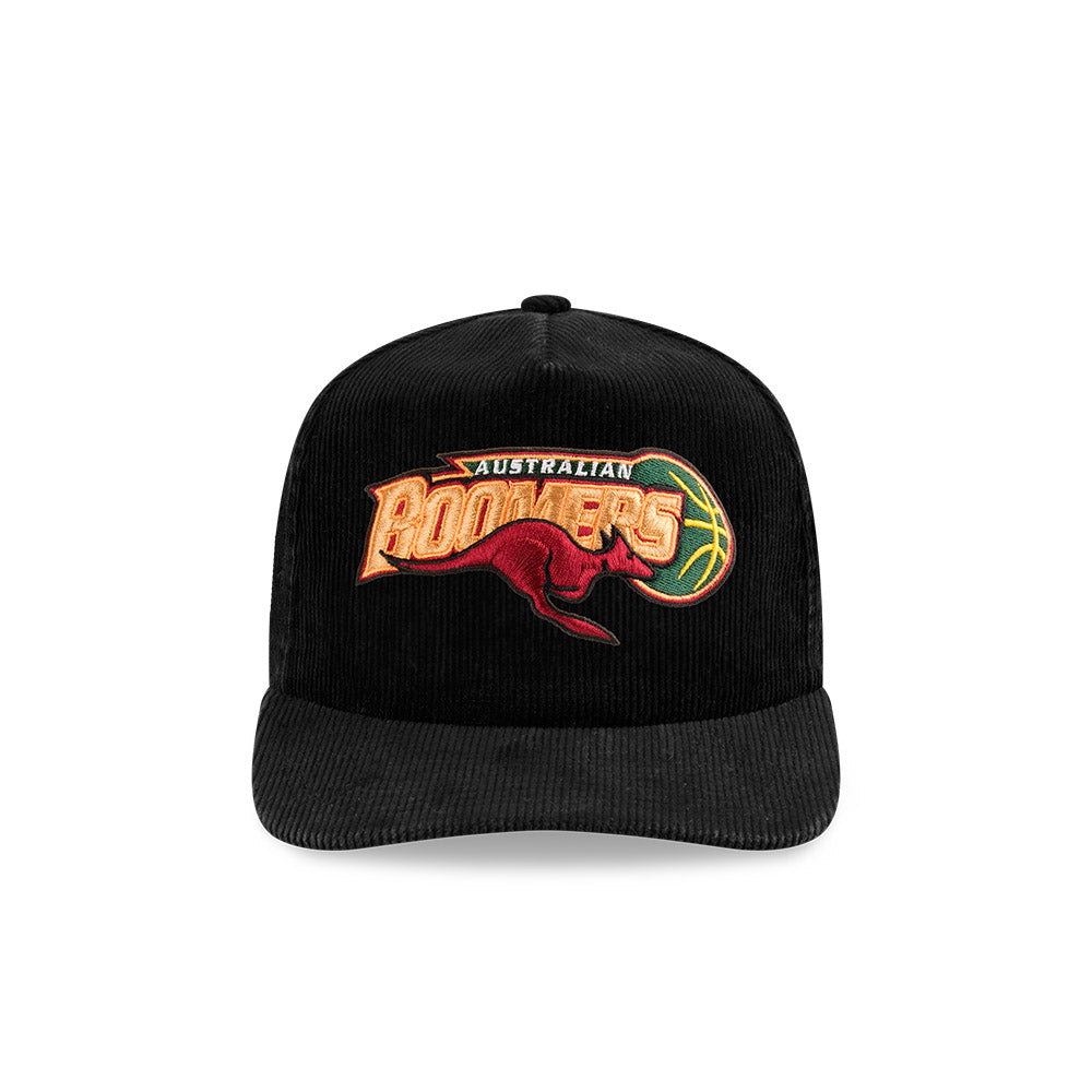 New Era Golfer Cord Retro Australian Boomers Black Green