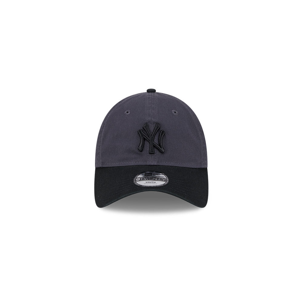 New Era Kids 9Forty MLB 2 Shade Wash New York Yankees Graphite