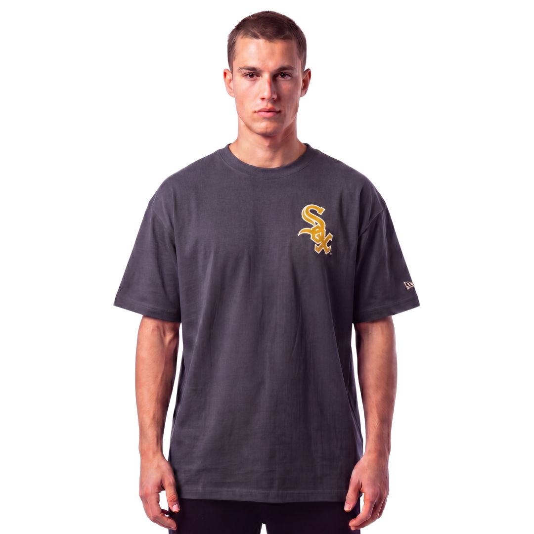 New Era MLB Autumn Mix Tee Chicago White Sox Steel Cloud