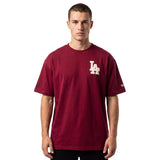 New Era MLB Autumn Mix Tee Los Angeles Dodgers Burgundy