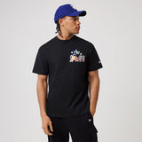New Era MLB Multi Letter Tee Los Angeles Dodgers Black