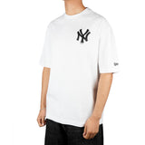 New Era MLB Oversized Vintage Tee New York Yankees White