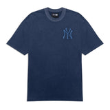 New Era MLB Washed Oversized Tee New York Yankees Snow