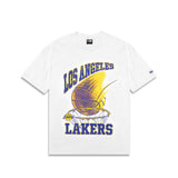 New Era NBA Big Time Oversized T-Shirt Los Angeles Lakers White