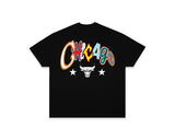 New Era NBA Multi Letter Tee Chicago Bulls Black