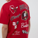 New Era NBA Repeat Tee Chicago Bulls Red