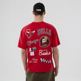 New Era NBA Repeat Tee Chicago Bulls Red