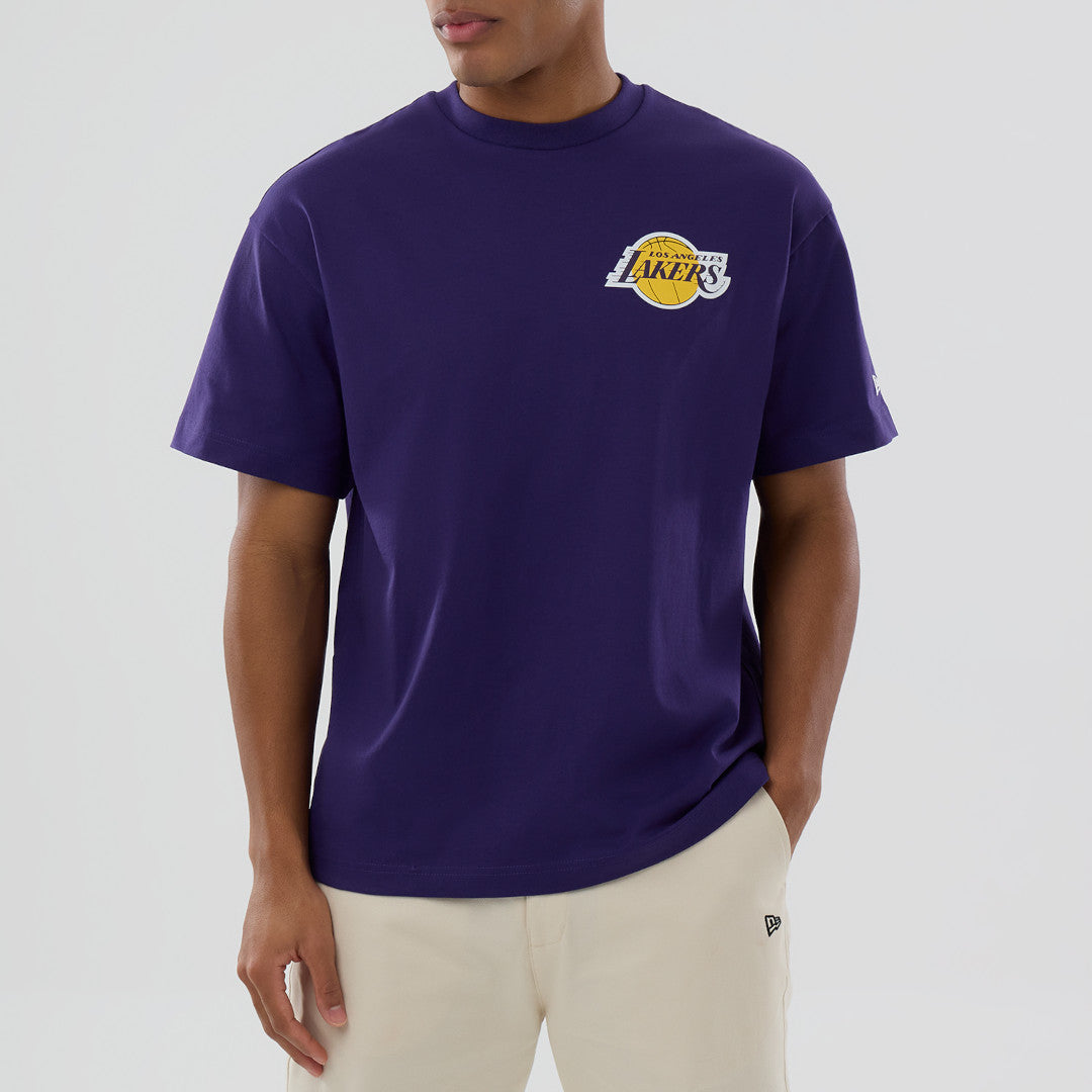 New Era NBA Repeat Tee Los Angeles Lakers Purple