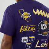 New Era NBA Repeat Tee Los Angeles Lakers Purple