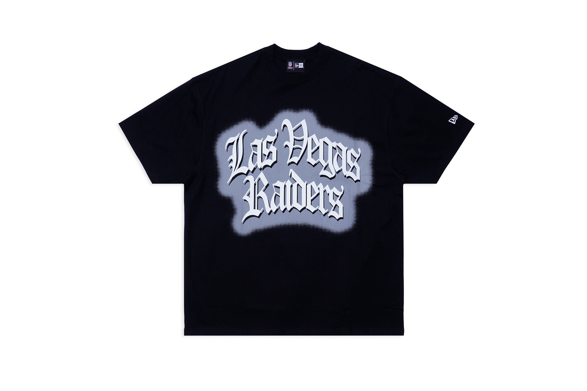 New Era NFL Gothic Stencil Tee Las Vegas Raiders Black