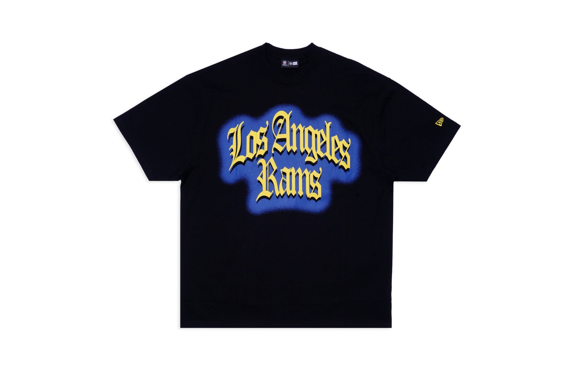 New Era NFL Gothic Stencil Tee Los Angeles Rams Black