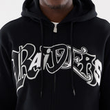 New Era NFL Multi Letter 2Way Zip Hoodie Las Vegas Raiders Black