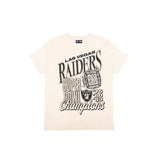New Era NFL Oversized Champs T-Shirt Las Vegas Raiders Vintage White