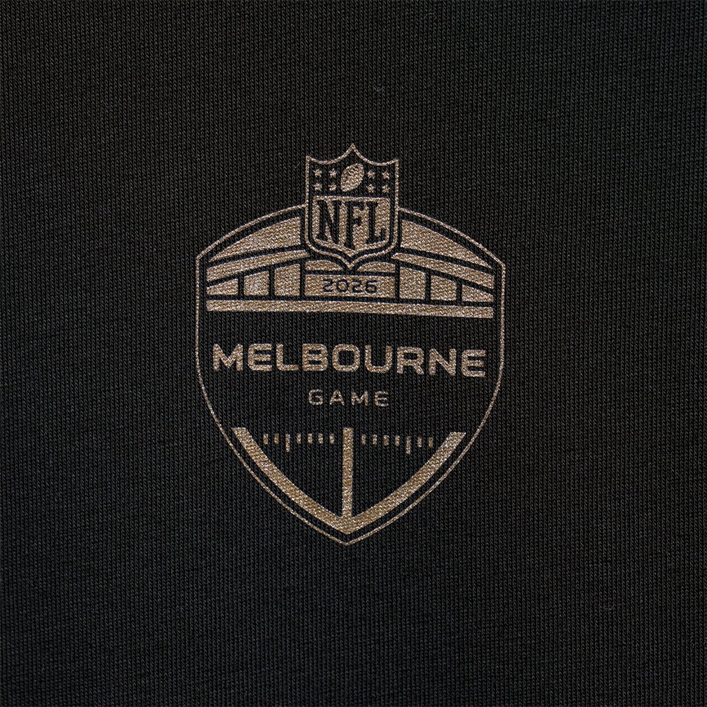 New Era NFL T-Shirt SFO To Melbourne San Francisco 49ers Black