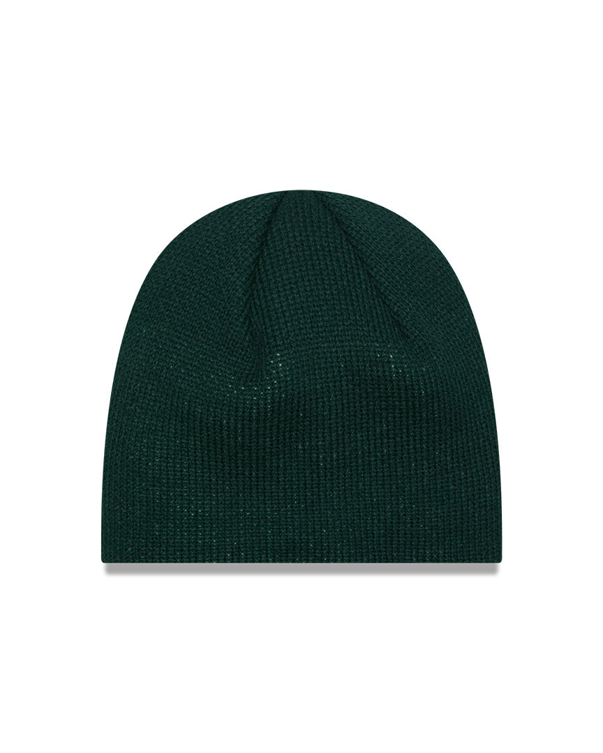 New Era Skully Beanie Oversized Logo New York Yankees Cilantro Green