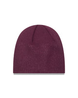 New Era Skully Beanie Oversized Logo New York Yankees Frosted Burgundy
