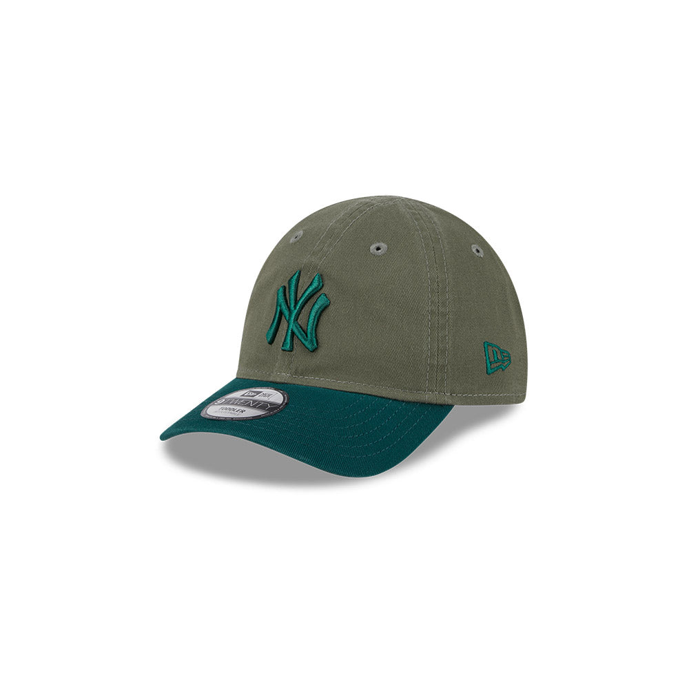 New Era Toddler 9Forty MLB 2 Shade Wash New York Yankees Olive