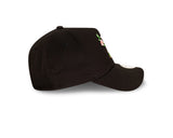 New Era Womens 9Forty A-Frame MLB Black Rose Los Angeles Dodgers