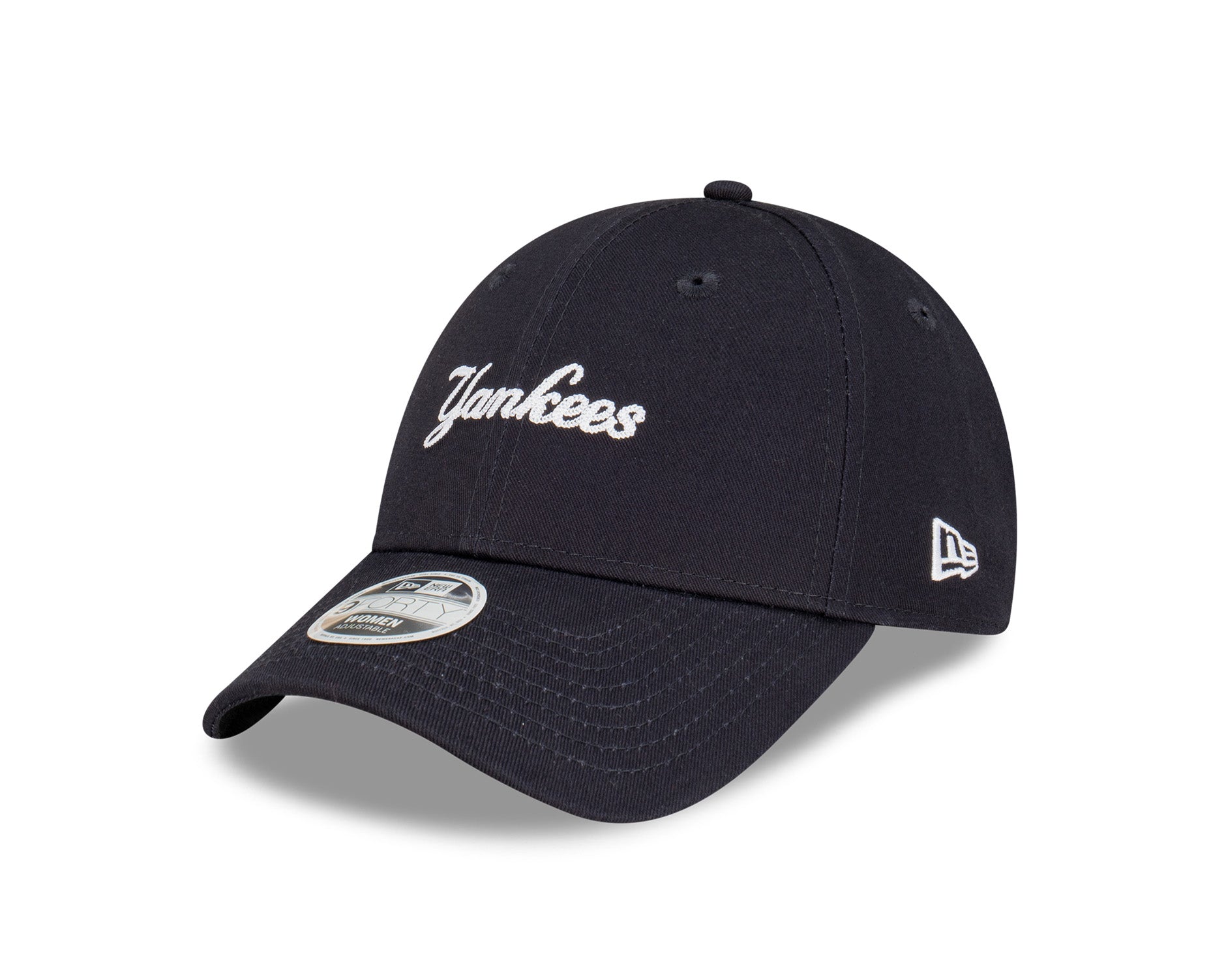 New Era Womens 9Forty A-Frame MLB Chain Script New York Yankees