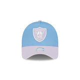 New Era Womens 9Forty A-Frame NFL Lilac Sky Las Vegas Raiders