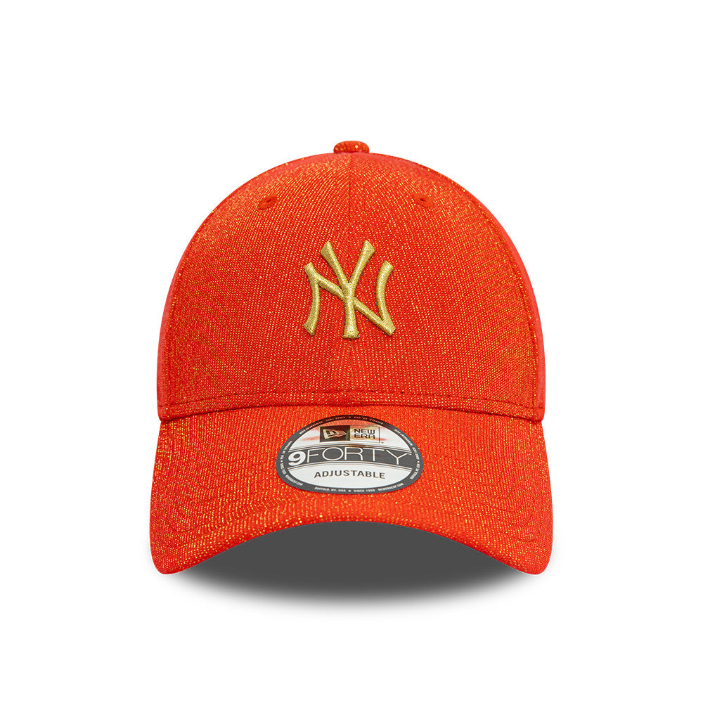 New Era Womens 9Forty Sparkle New York Yankees Scarlet