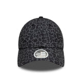 New Era Womens Open Back Cap Black Grey Black