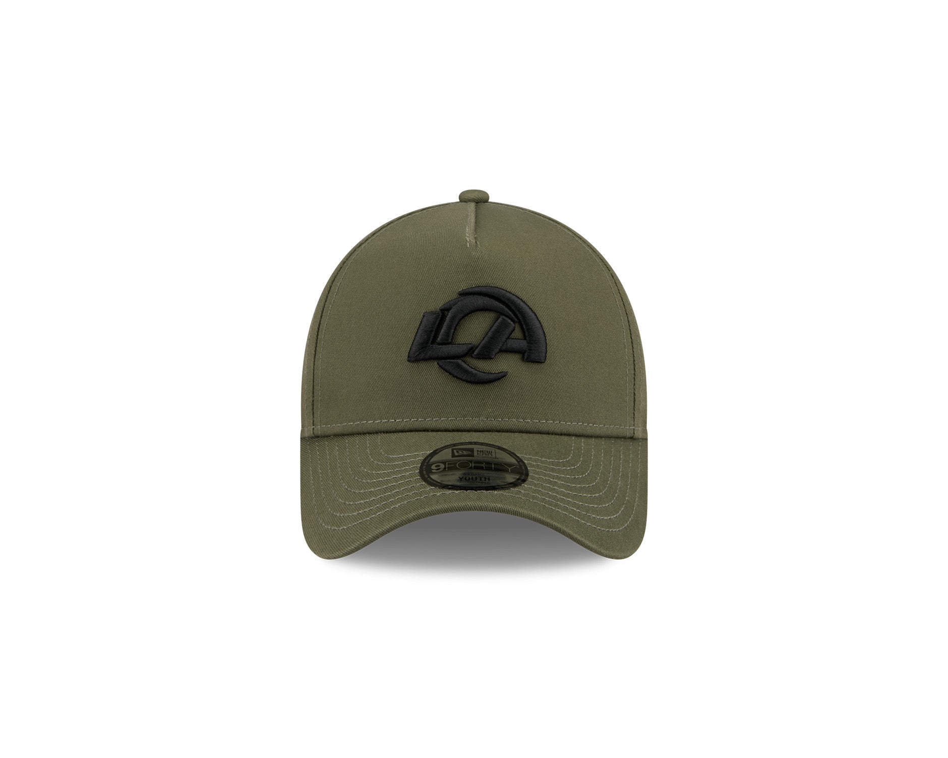 New Era Youth 9Forty A-Frame NFL Seasonal Los Angeles Rams New Olive