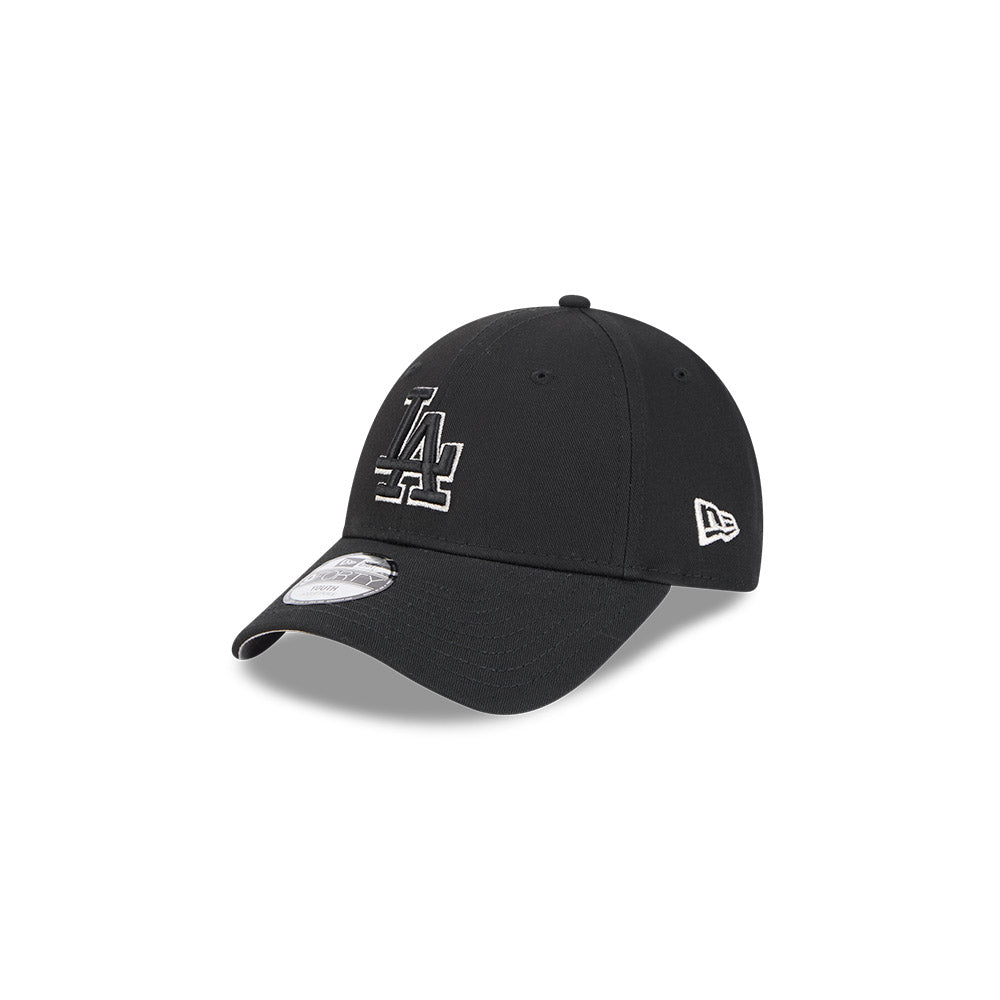 New Era Youth 9Forty MLB Black Metallic Los Angeles Dodgers
