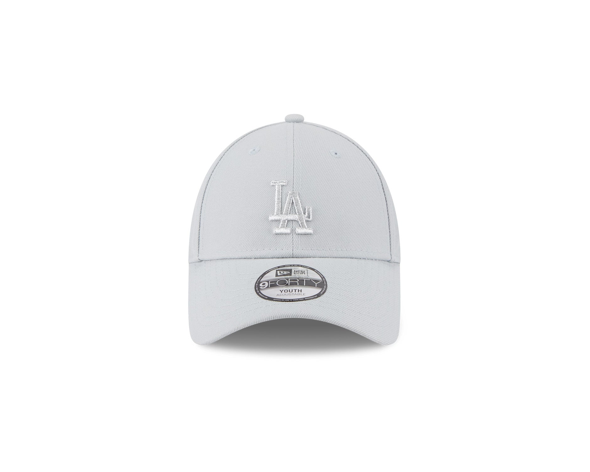 New Era Youth 9Forty MLB Grey Metallic Los Angeles Dodgers