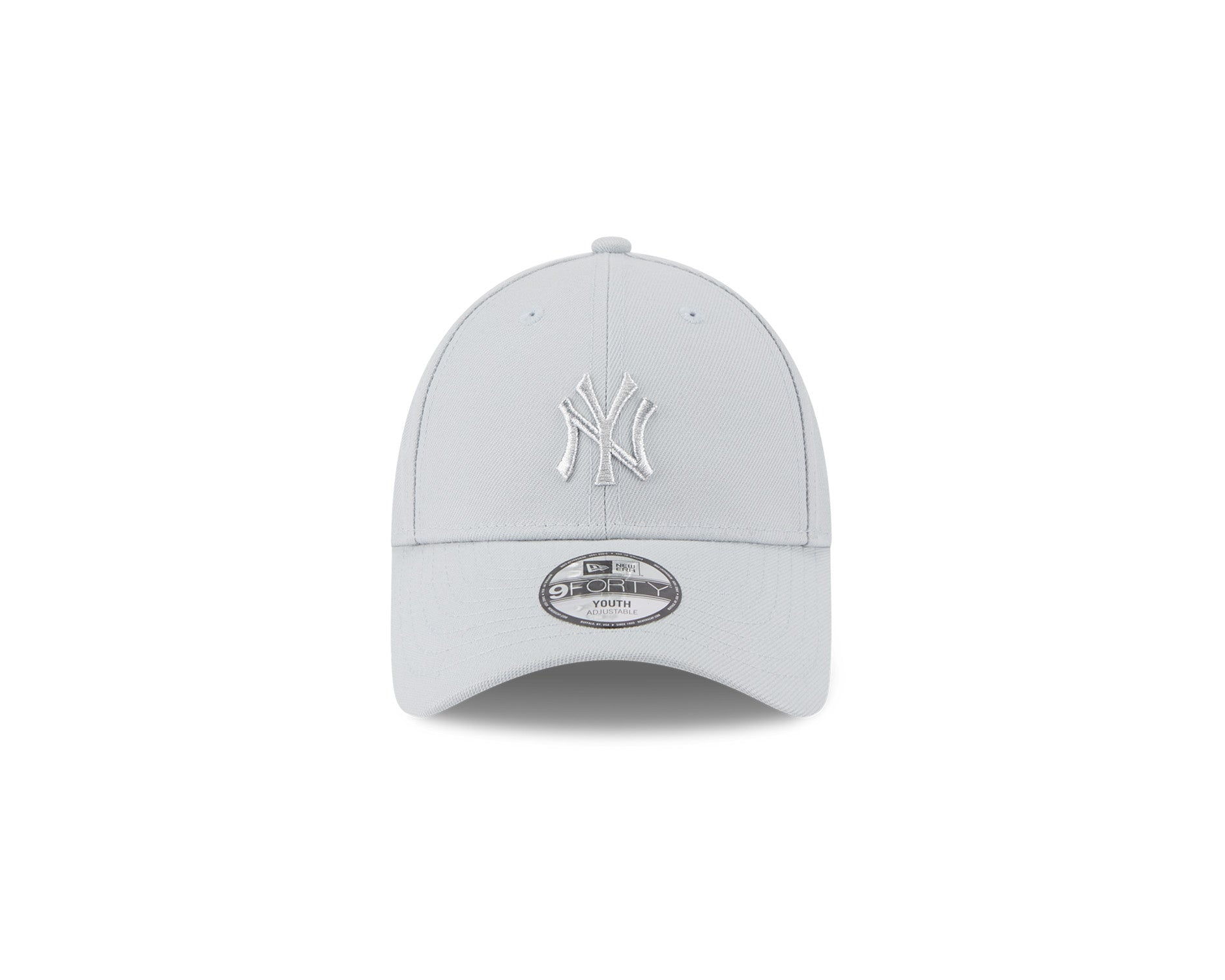 New Era Youth 9Forty MLB Grey Metallic New York Yankees