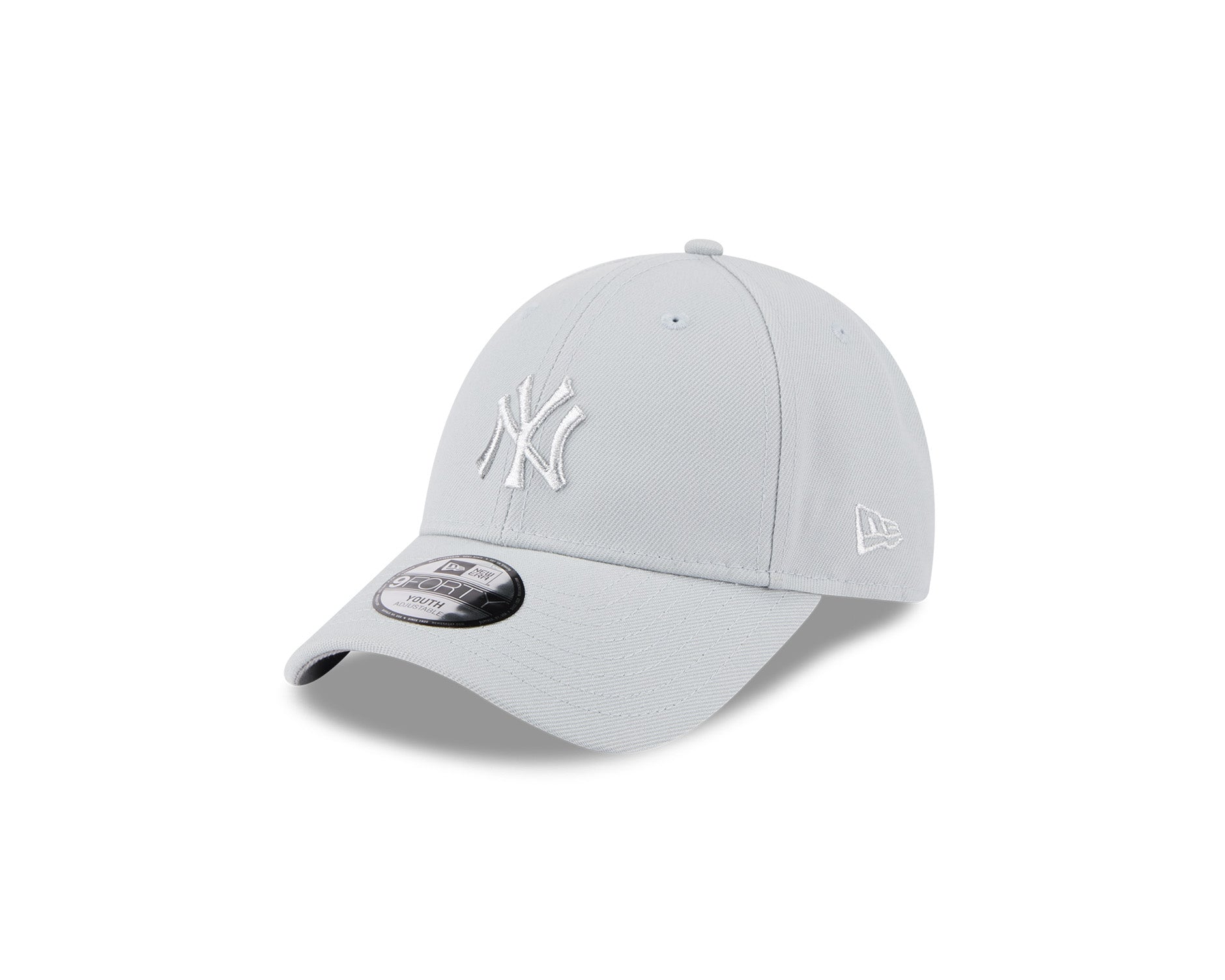 New Era Youth 9Forty MLB Grey Metallic New York Yankees