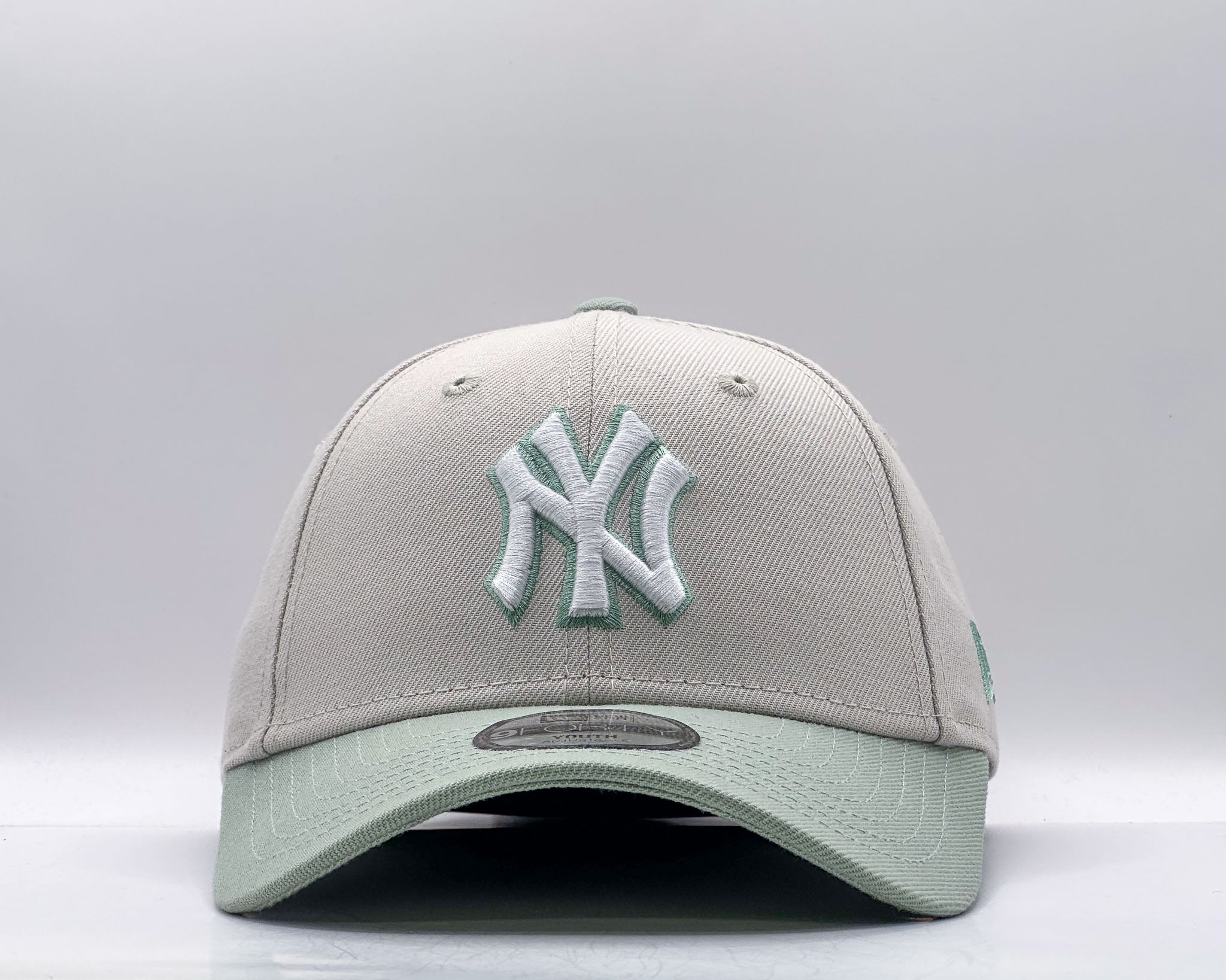 New Era Youth 9Forty MLB New York Yankees Stone Everest Green