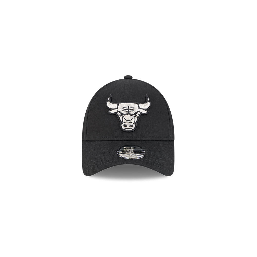 New Era Youth 9Forty NBA Black Metallic Chicago Bulls