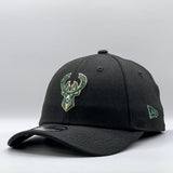 New Era Youth 9Forty NBA Milwaukee Bucks Black Team