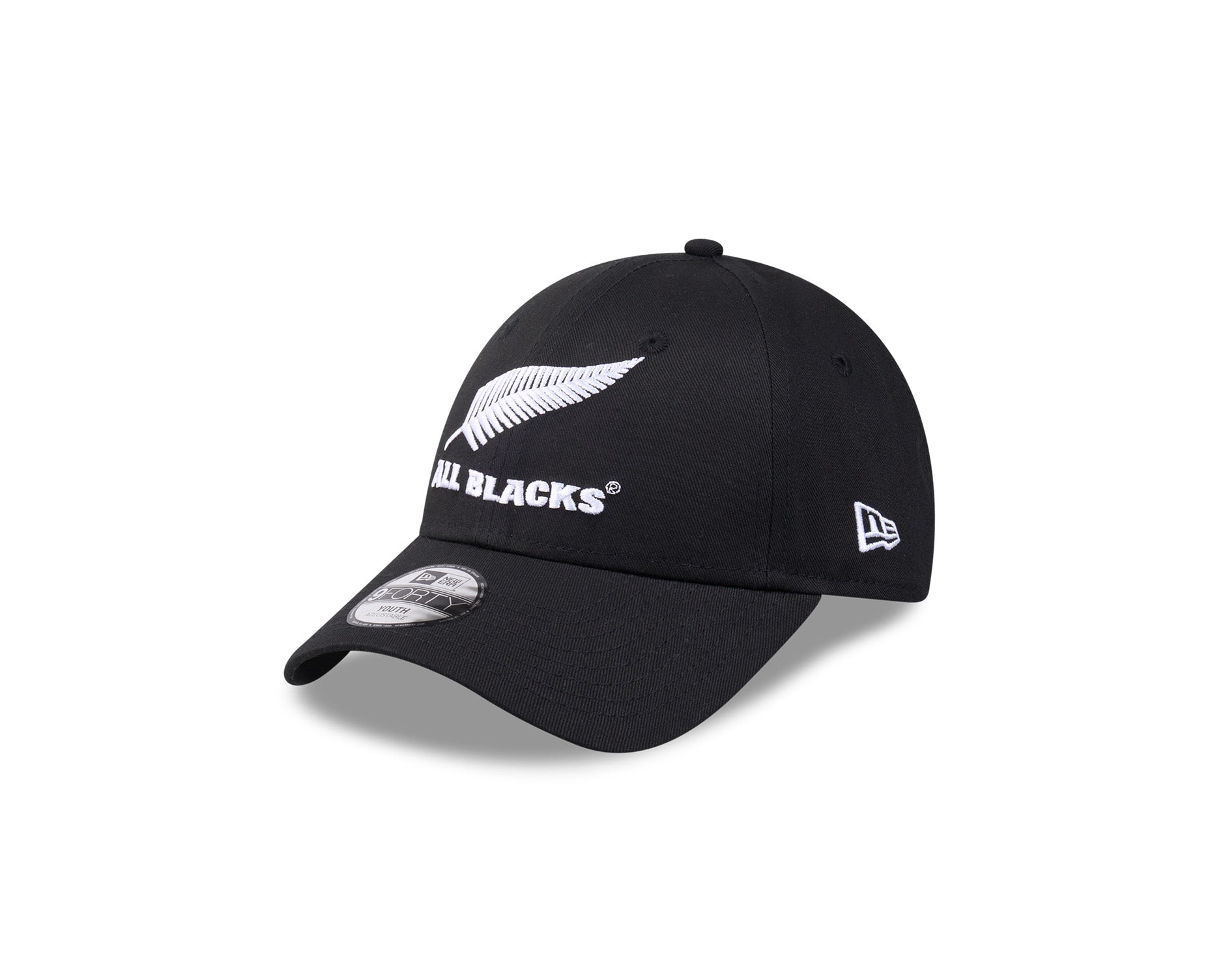 New Era Youth 9Forty Rugby Union All Blacks Black/White
