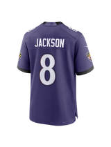 Nike NFL Game Jersey Baltimore Ravens Lamar Jackson #8 Purple
