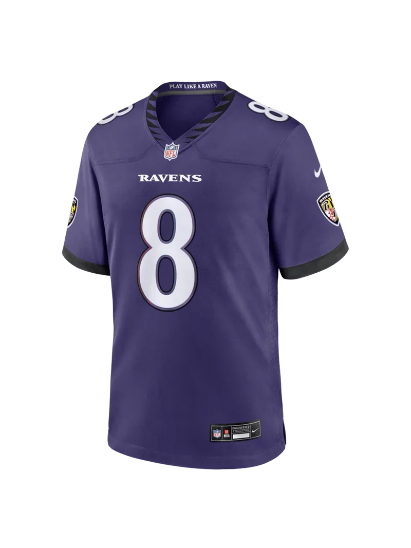 Nike NFL Game Jersey Baltimore Ravens Lamar Jackson #8 Purple