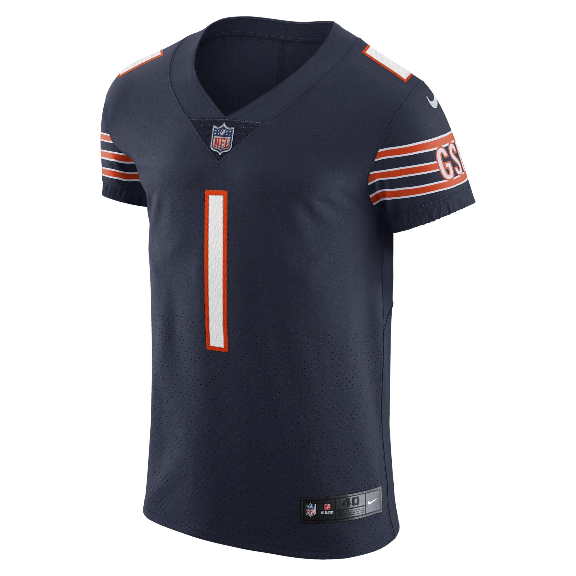Nike NFL Game Jersey Chicago Bears Justin FIelds #1 Navy