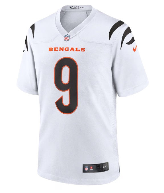 Nike NFL Game Jersey Cincinnati Bengals Joe Burrow #9 White