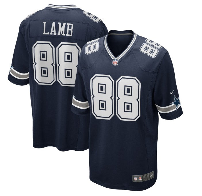 Nike NFL Game Jersey Dallas Cowboys CeeDee Lamb #88 Navy