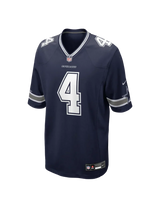 Nike NFL Game Jersey Dallas Cowboys Dak Prescott #4 Navy