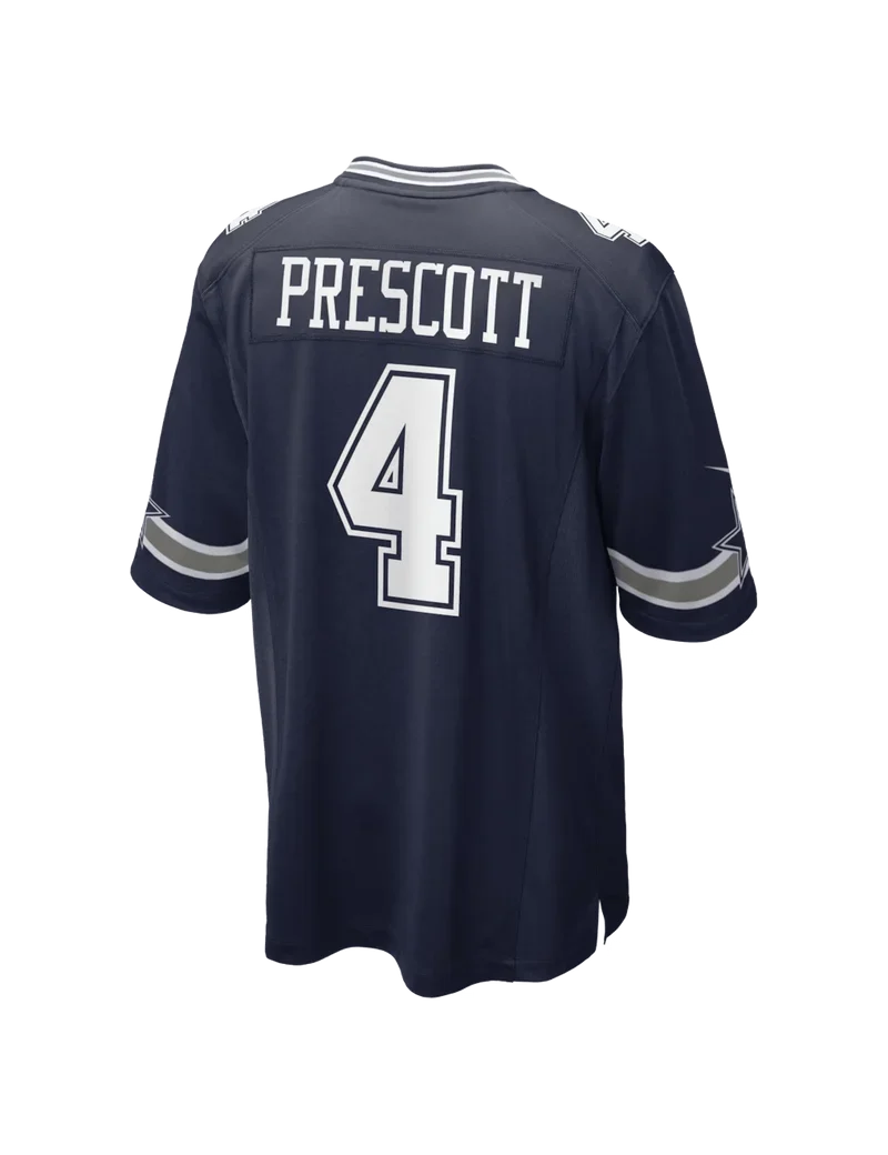 Nike NFL Game Jersey Dallas Cowboys Dak Prescott #4 Navy