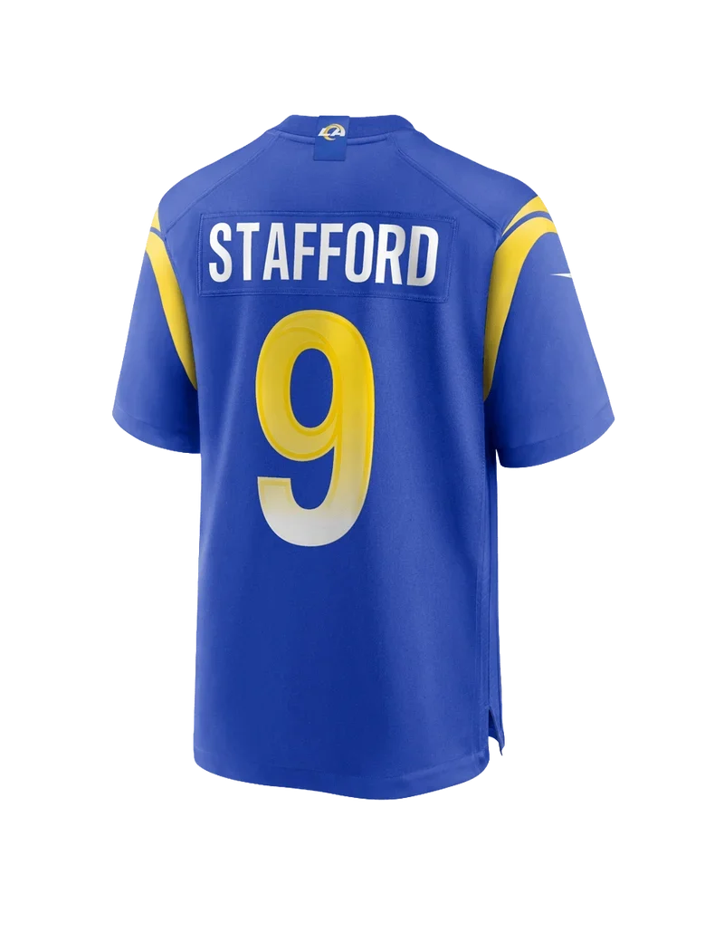 Nike NFL Game Jersey Los Angeles Rams Matthew Stafford #9 Royal