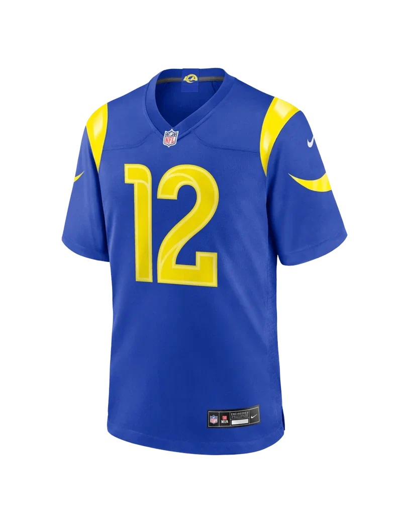 Nike NFL Game Jersey Los Angeles Rams Puka Nacua #12 Royal