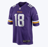 Nike NFL Game Jersey Minnesota Vikings Justin Jefferson #18 Purple