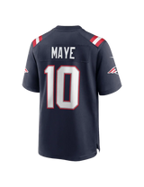 Nike NFL Game Jersey New England Patriots Drake Maye #10 Navy