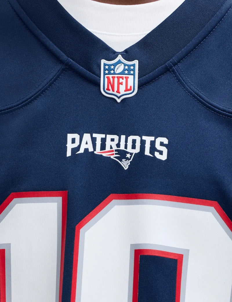 Nike NFL Game Jersey New England Patriots Drake Maye #10 Navy