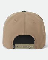 Brixton Oath III Snapback Khaki/Primal Green