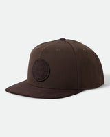Brixton Oath III Snapback Pinecone Brown/Brown Suede